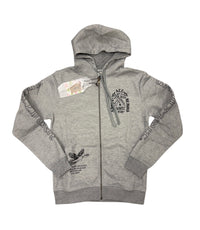 UNDRTD ZIP UP HOODIE UF5604 H.GREY