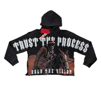 TRUST THE PROCESS HOODIE BLACK T5260