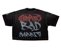 Rare Peace Skull Cropped Tee RT5039