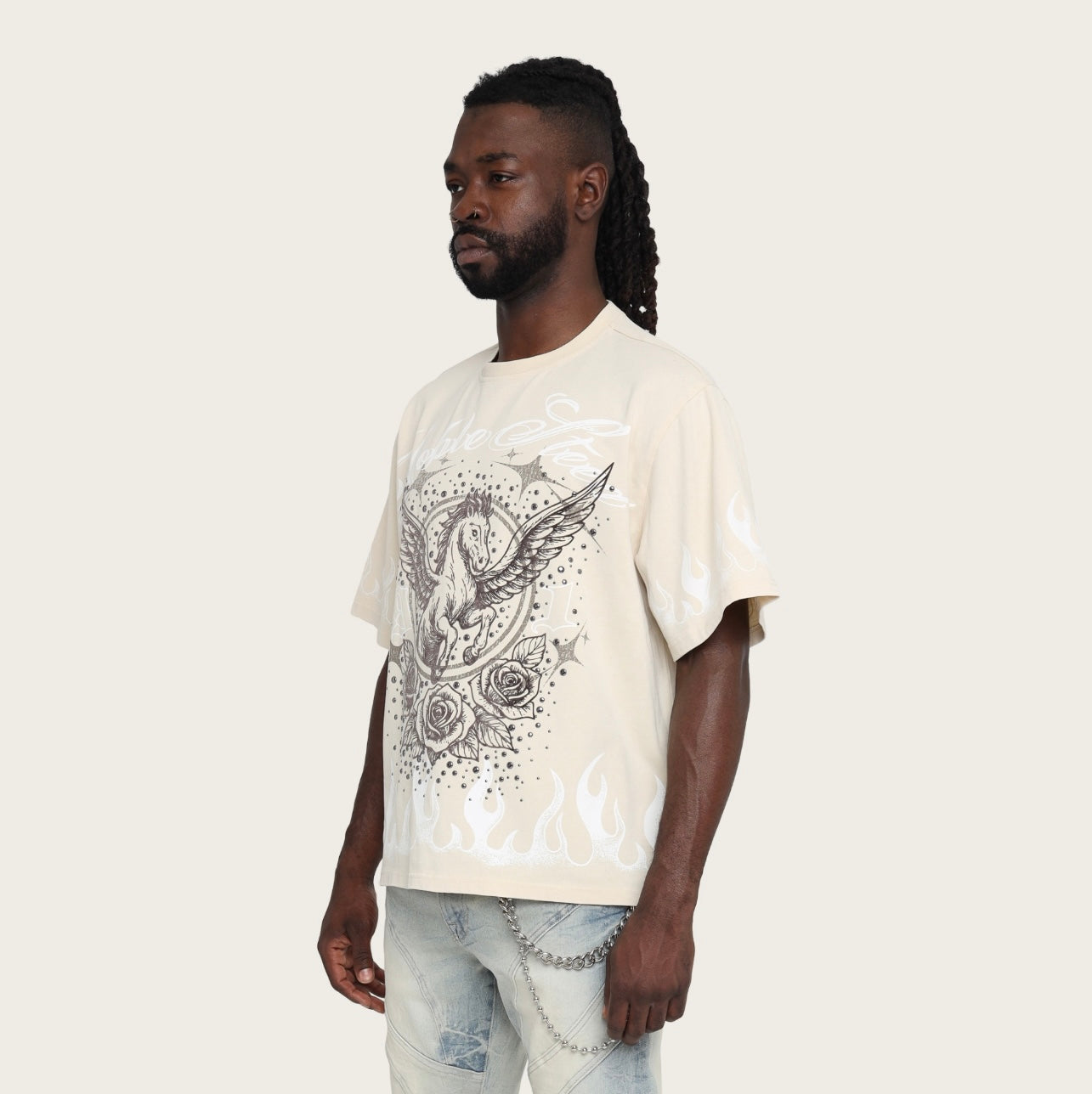 Noble Steed T-Shirt KT26S488 Ecru