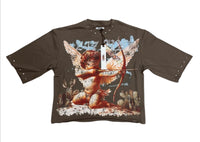 24/7 Cropped shirt HF5504  Chocolate