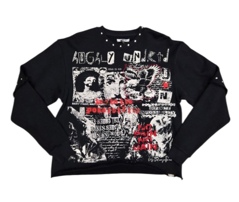 NO PAIN NO GAIN Black HF5507