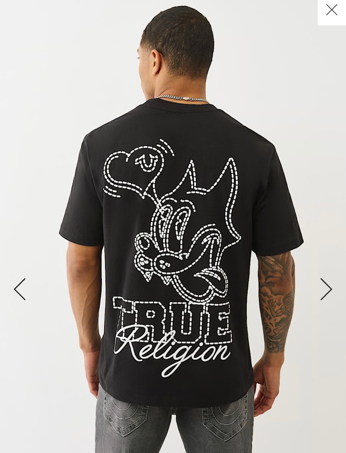 Puff Print Cat Tee Black 109773