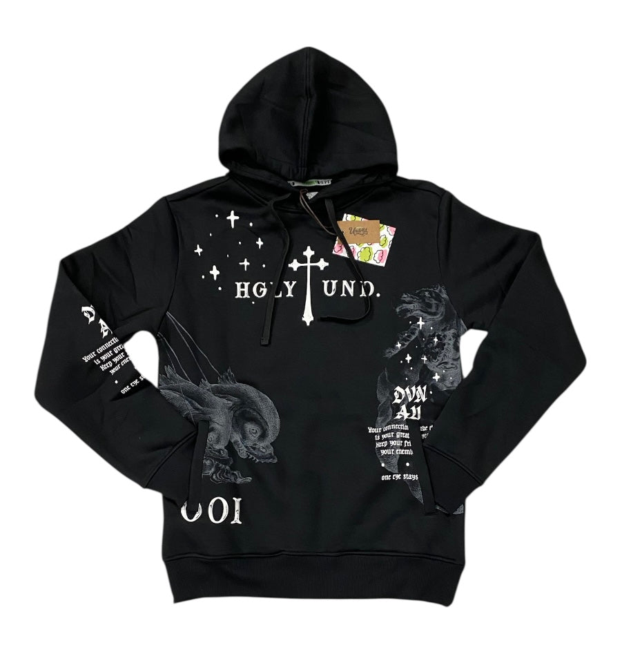 HOODIE UNDRTD PULLOVER UF5603 BLACK