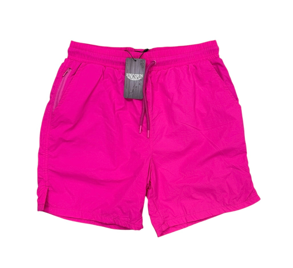 Nylon shorts from RingSpun NEON PINK 341-972