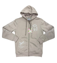 UNDRTD ZIP UP HOODIE UF5604 BEIGE