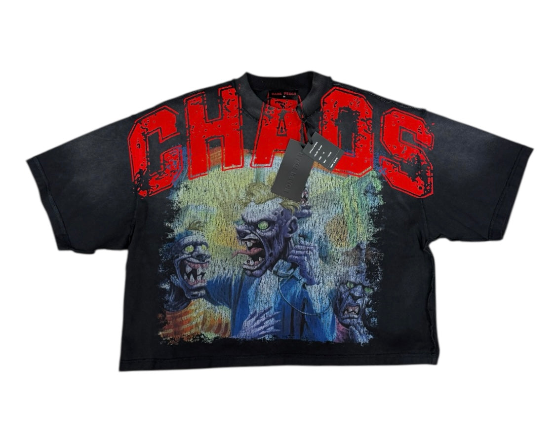 CHAOS CROPPED SHIRT RT5033 Black