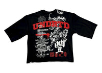 HIGHY Cropped shirt HF5501 Black & Red