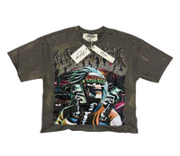 BKYS CROPPED SHIRT T1434 GREY