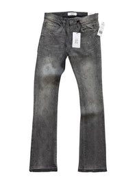 Liquid Crystal 'Diamond Crystal' Stacked Rhinestone Denim (Smoked Grey) JTF2317