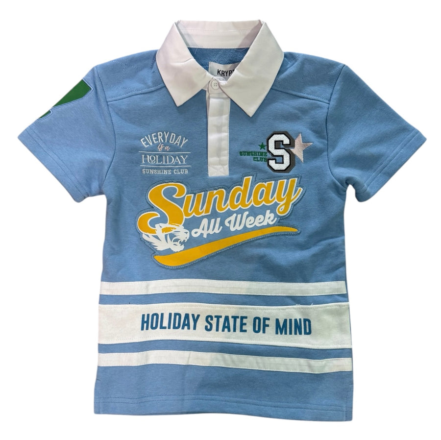 Sunday polo shirt Blue KT609K