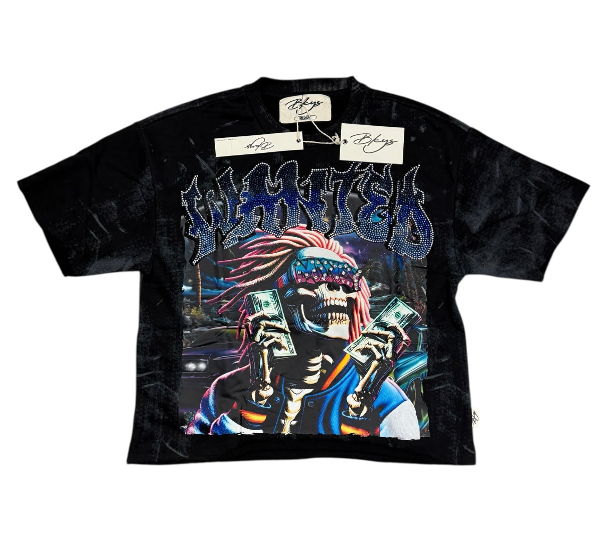 Cropped shirt BKYS Black T1434