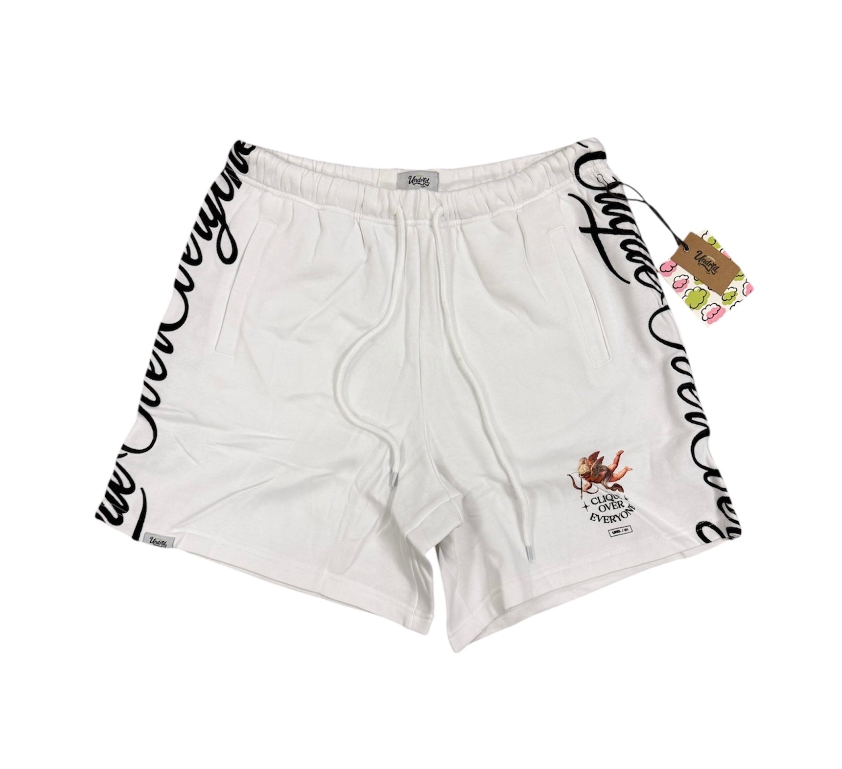 CLIQUE OVER Everyone Shorts WHITEl us5217