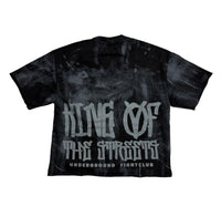 SAVAGE CROPPED SHIRT BLACK T1480