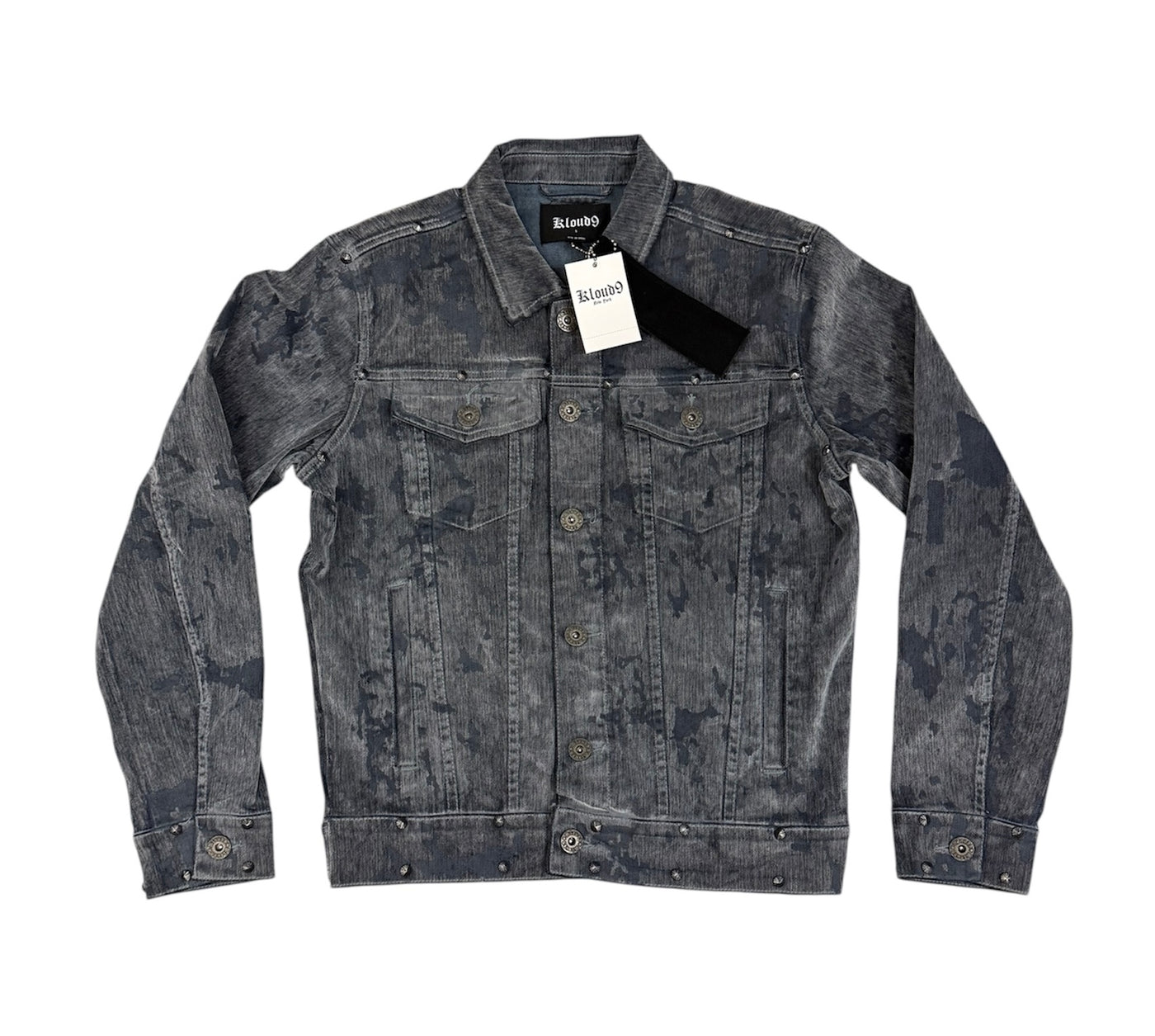 KLOUP9 JEANS JACKET MARBLE BLUE J25324