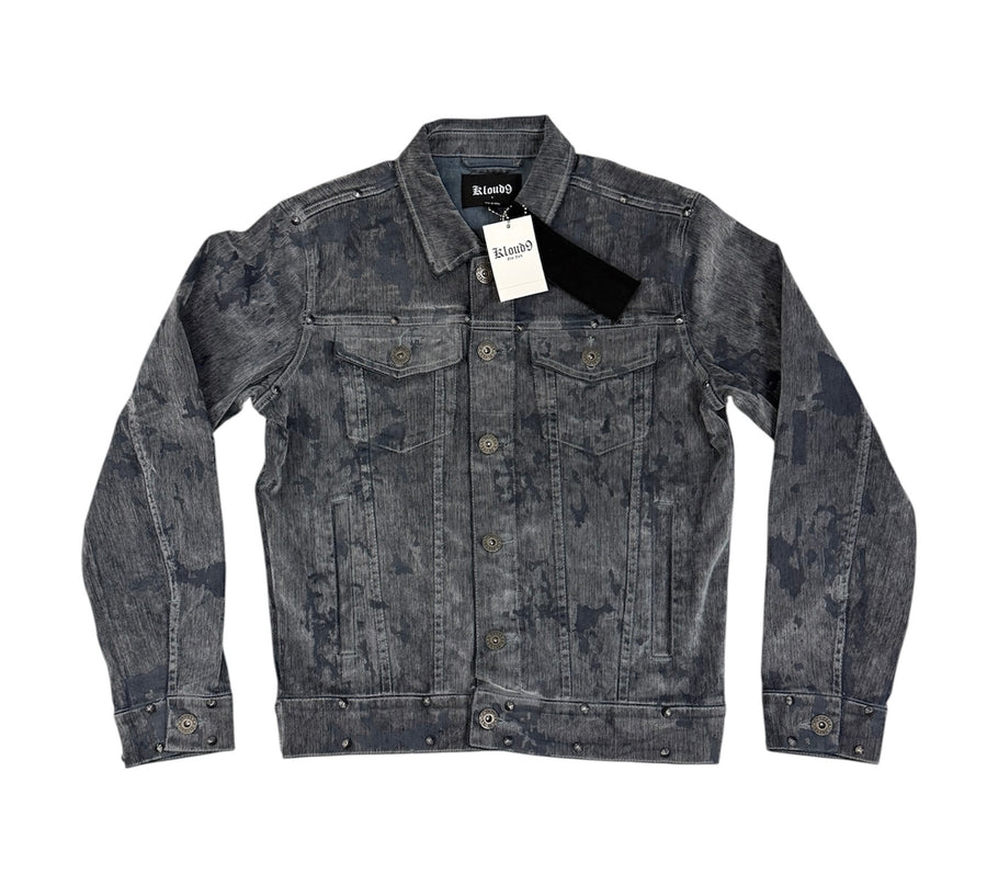 KLOUP9 JEANS JACKET MARBLE BLUE J25324
