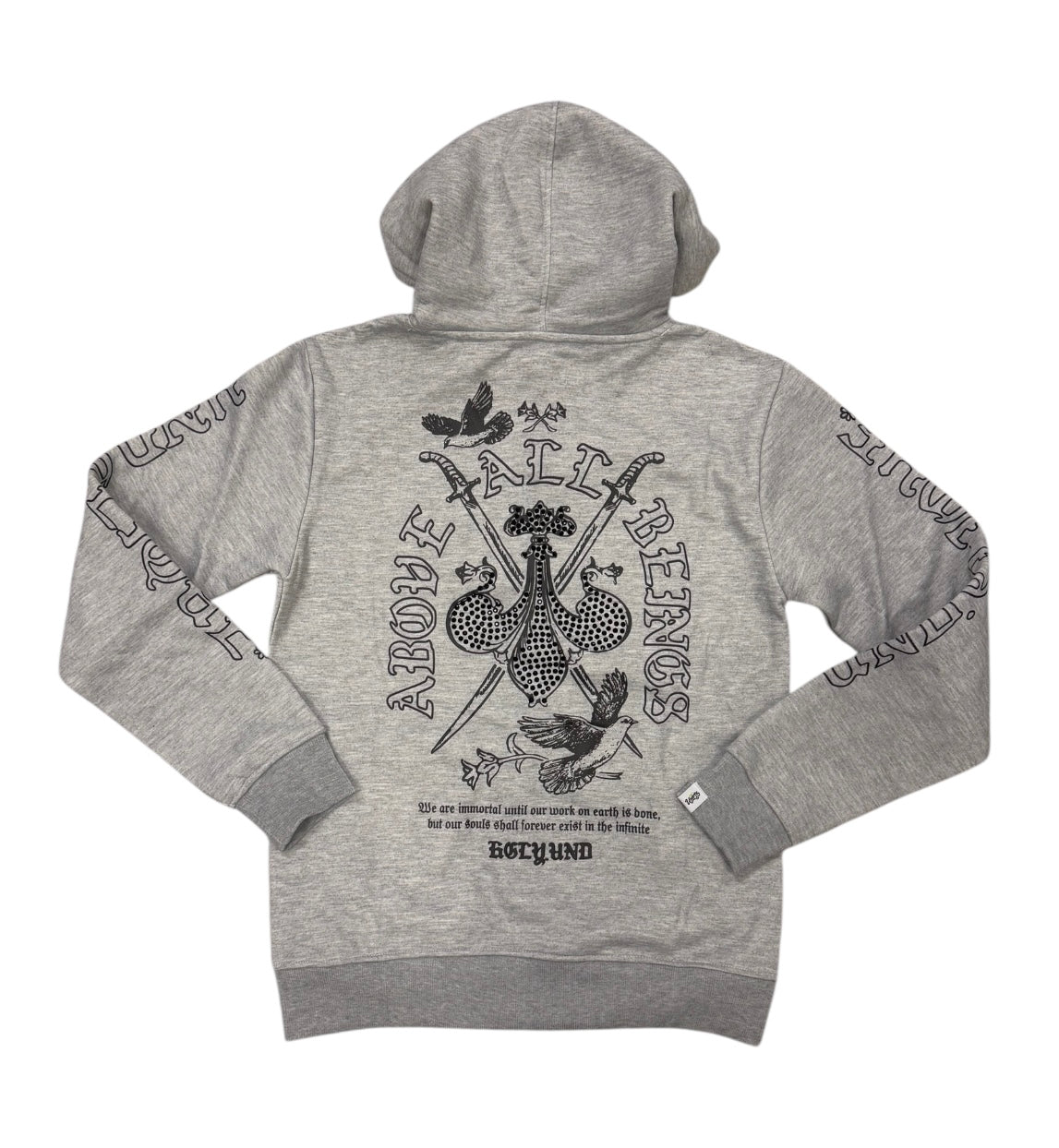 UNDRTD ZIP UP HOODIE UF5604 H.GREY