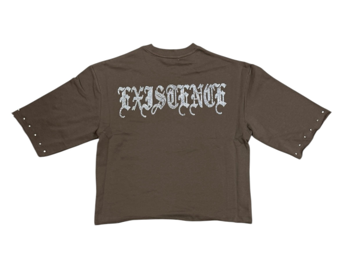 24/7 Cropped shirt HF5504  Chocolate