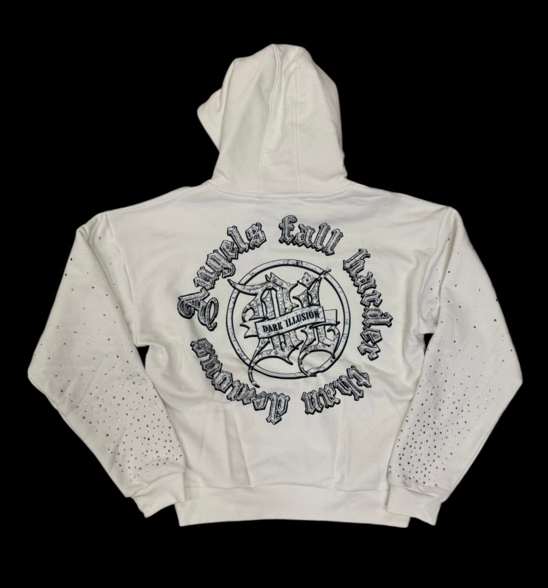 DARK ILLUSION GOD ANGEL HOODIE WHITE W251084
