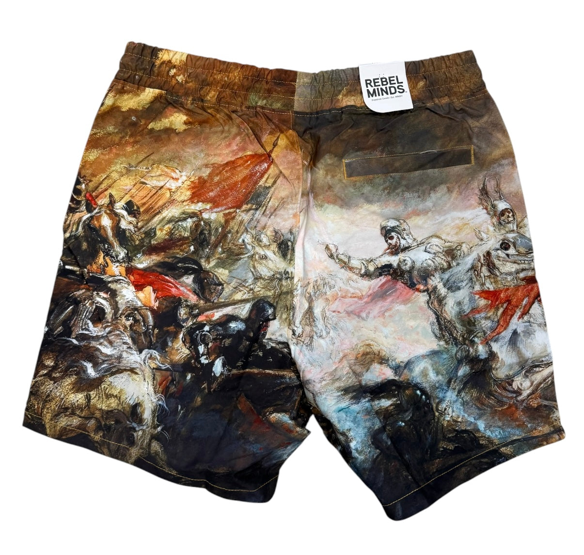 Wave shorts from rebel minds khaki 151-913