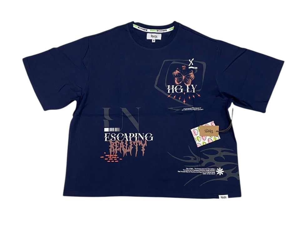 CROPPED ESCAPING REALITY US5112S navy