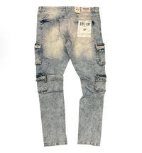 Ice blue cargo denim jeans FOCUS 2401