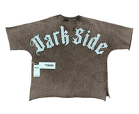 DARK SIDE CROPPED SHIRT VOYAGE STUDIO BROWN 51T16