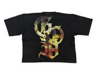 MASS ANGER Cropped shirt black KR603