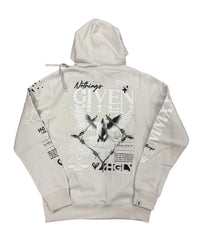 HOODIE UNDETD UF5601 CLOUD