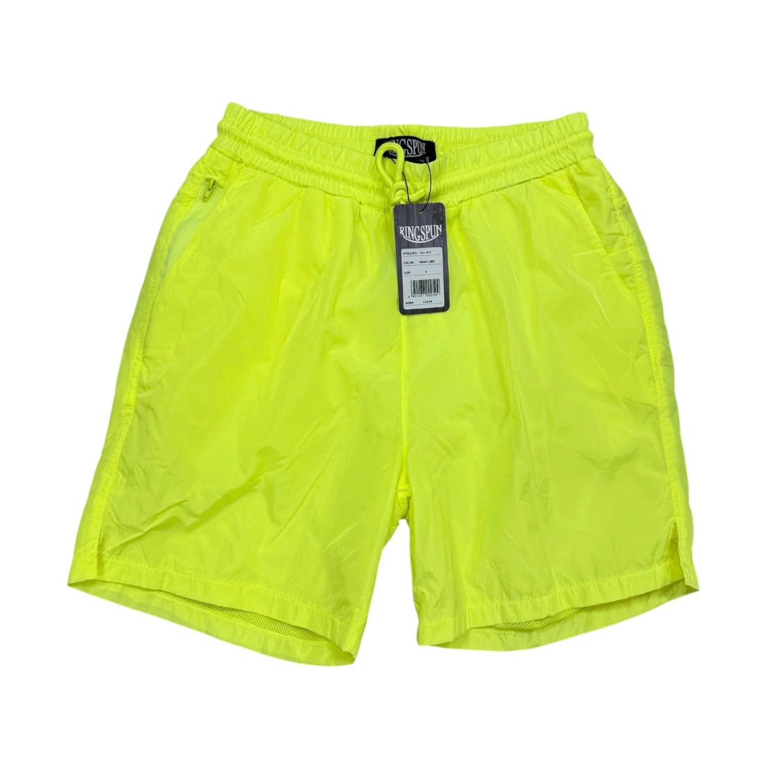 Nylon shorts from RingSpun NEON LIME 341-972
