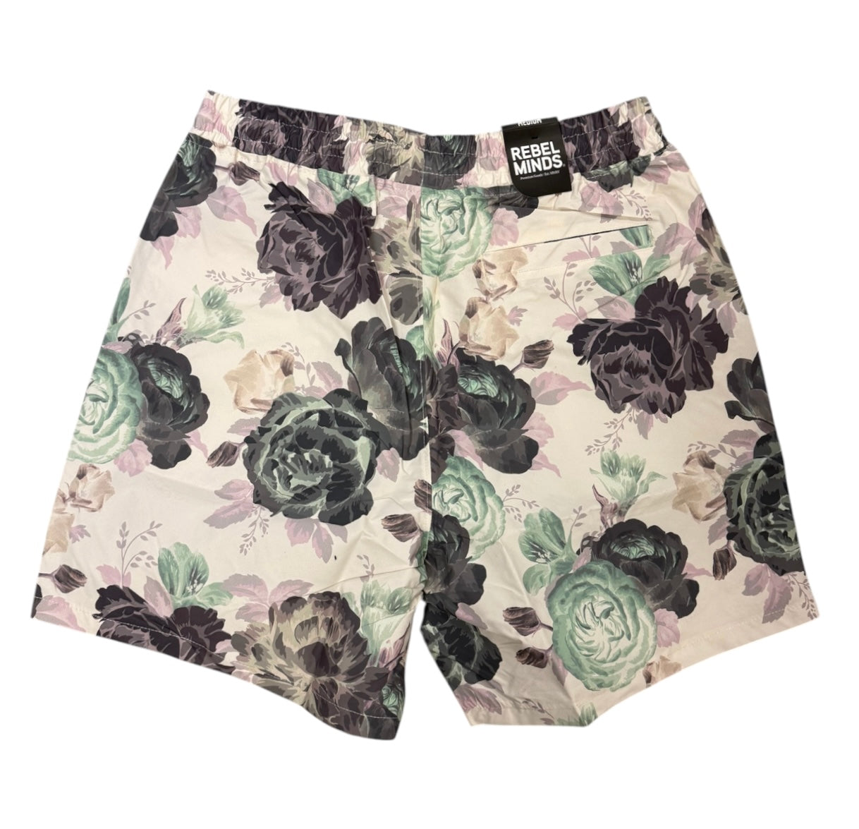 Rebel minds Flowers shorts cream 151-917