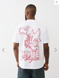 Puff Print Cat Tee white 109773