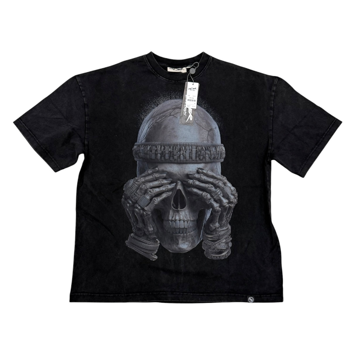Order shirt skull Black T006