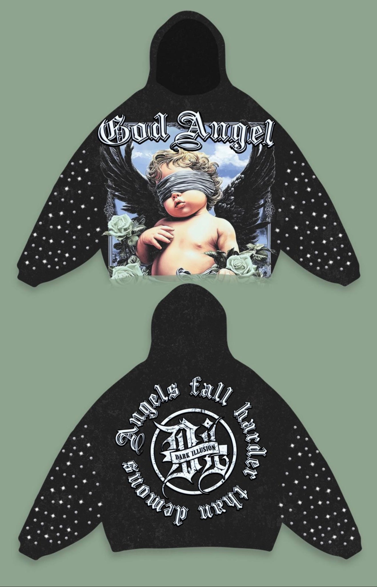 DARK ILLUSION GOD ANGEL BLACK