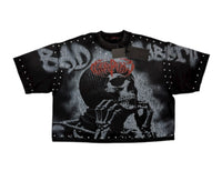 Rare Peace Skull Cropped Tee RT5039