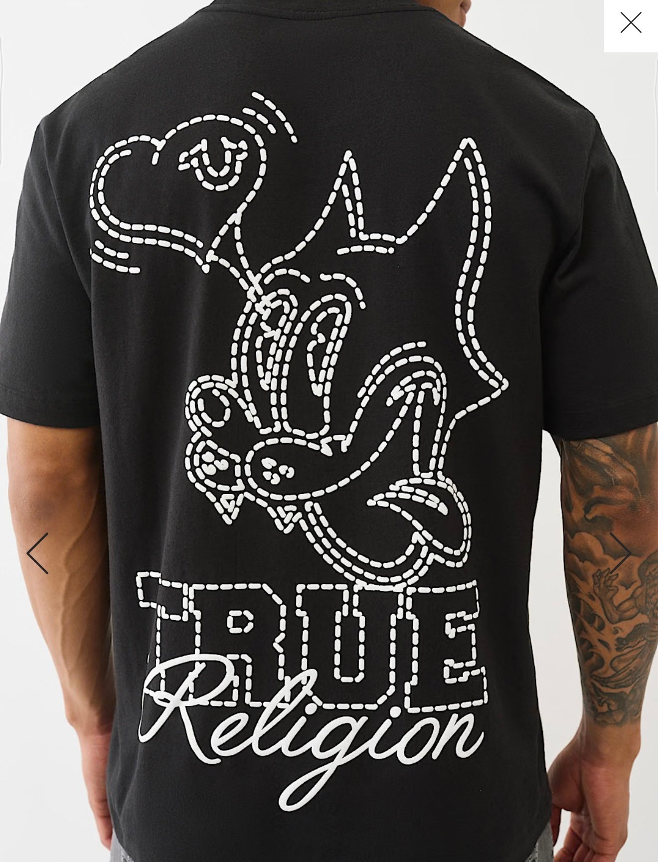 Puff Print Cat Tee Black 109773