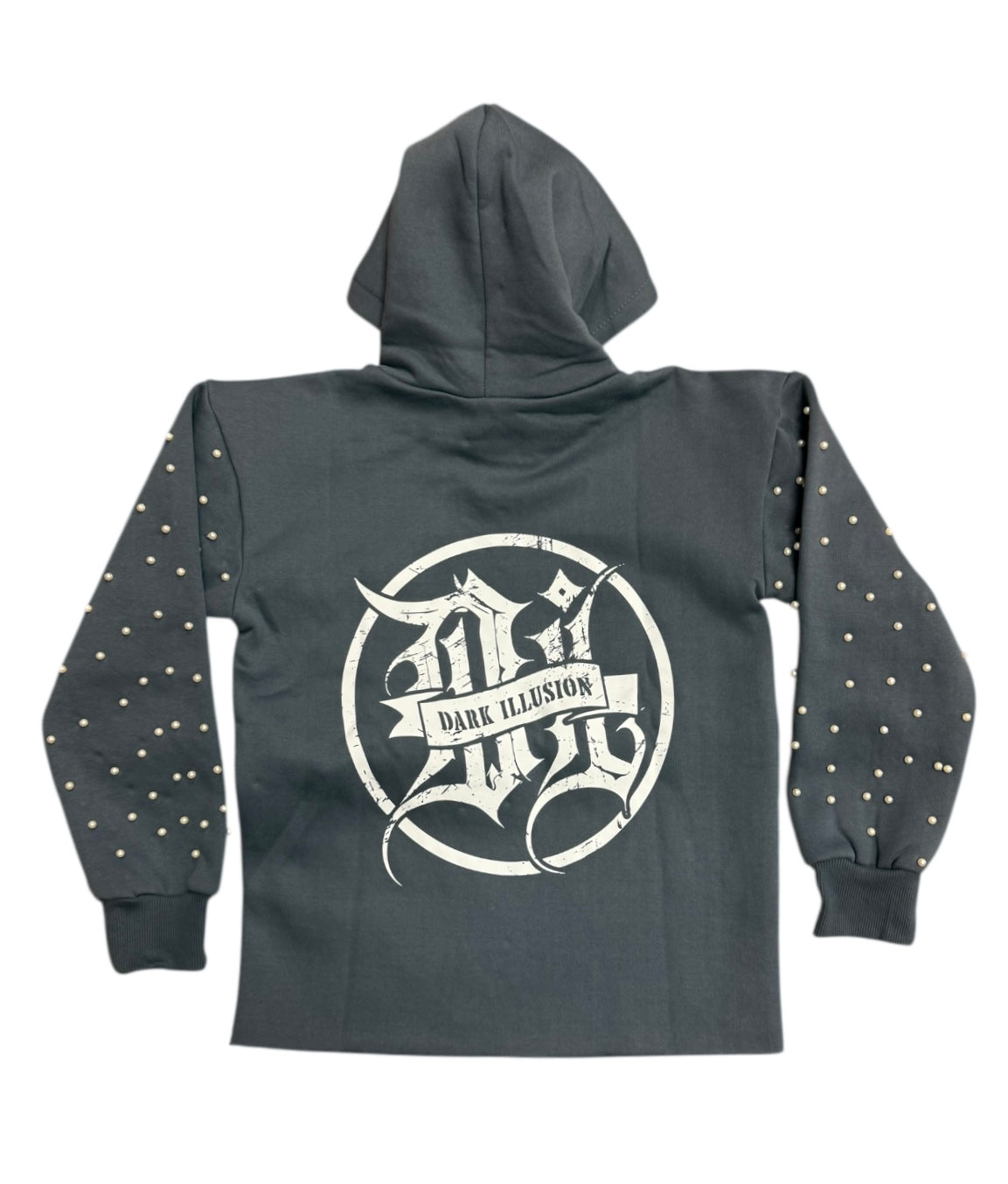 Dark illusion hoodie kids charcoal