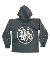 Dark illusion hoodie kids charcoal