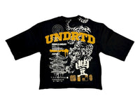 HIGHY Cropped shirt HF5501 Black/Gold