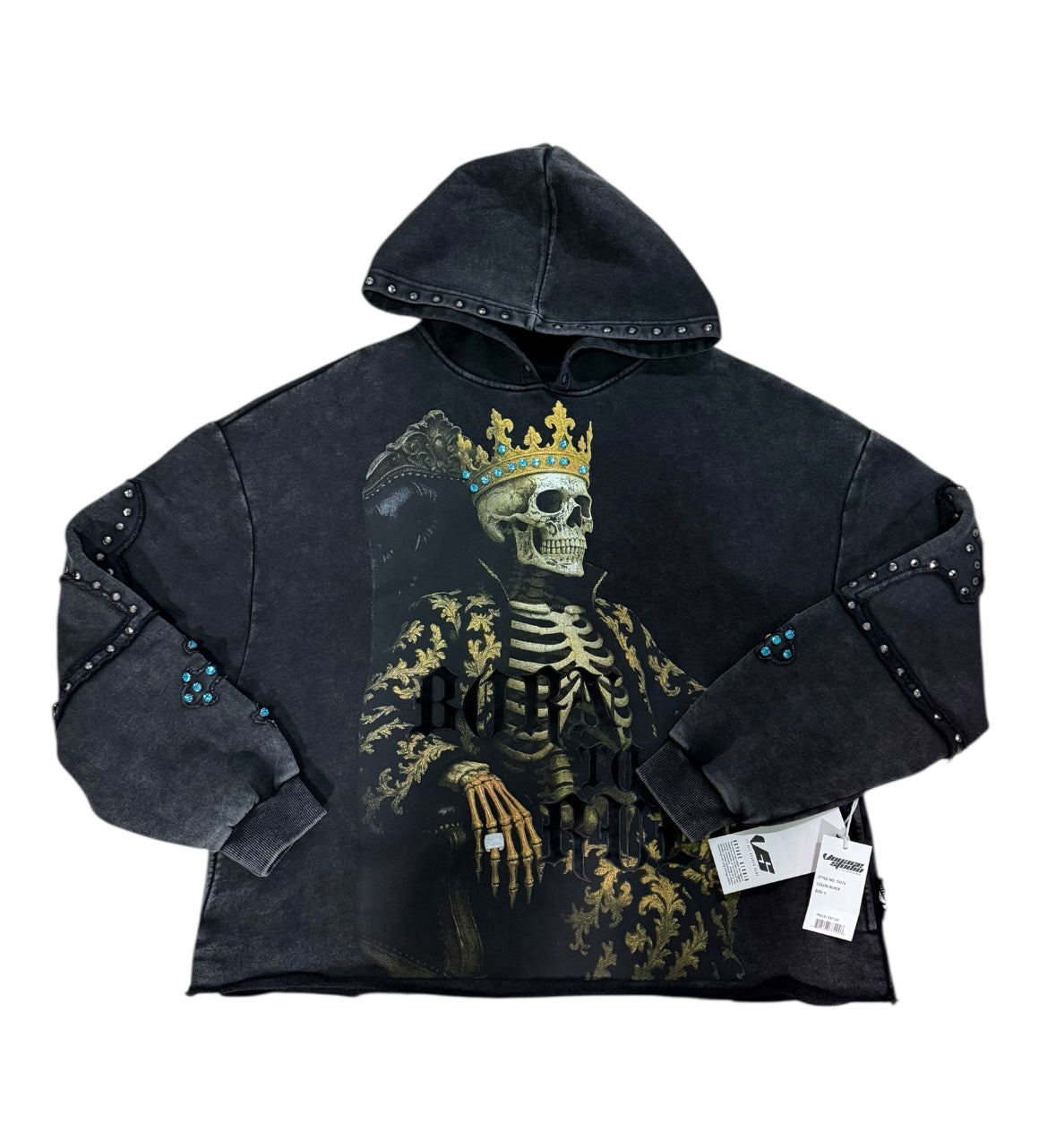 OVERSIZE HOODIE VOYAGE STUDIO BLACK  53J12