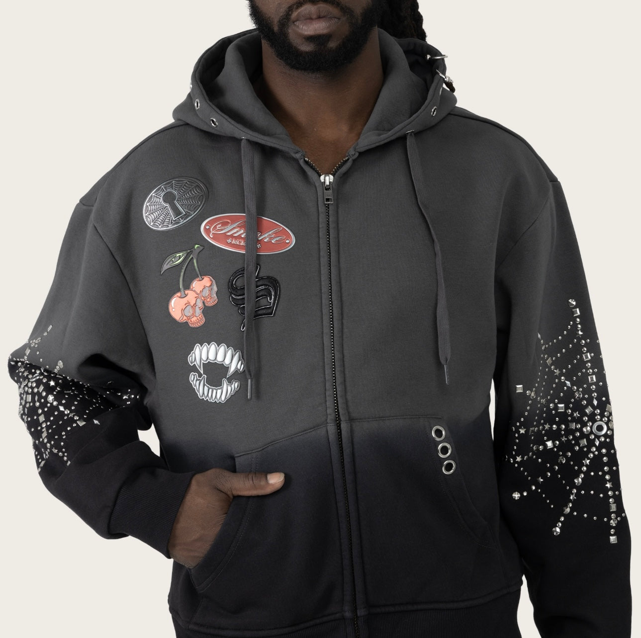 No Rules Fleece Hoodie Black FO26S467