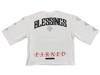 Blessings crop shirt HF5503 WHITE