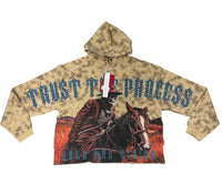 TRUST THE PROCESS HOODIE SAND T5260