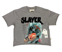 SLAYER CROPPED SHIRT Gray 53T02