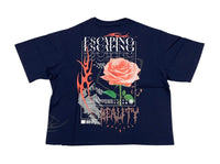 CROPPED ESCAPING REALITY US5112S navy