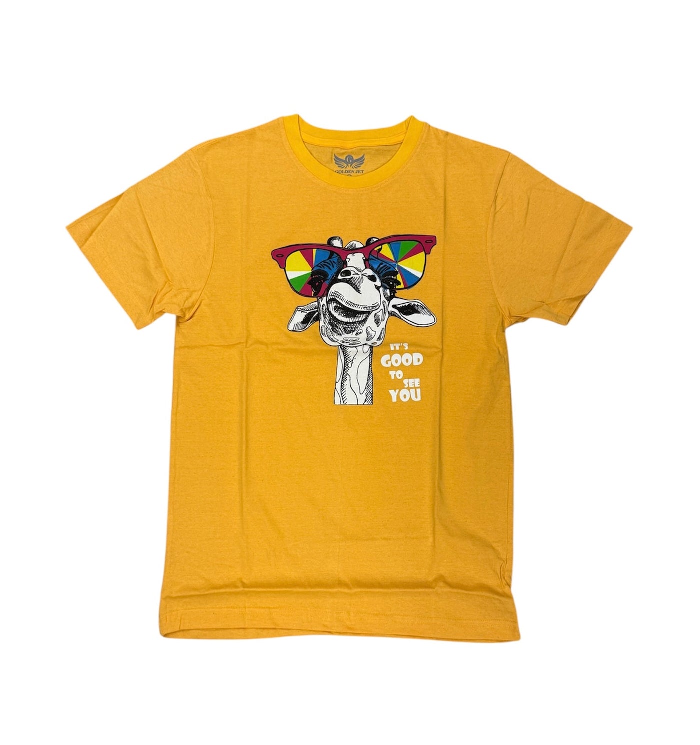Golden Jet Yellow T-Shirt - 100% Cotton Regular Fit Tee