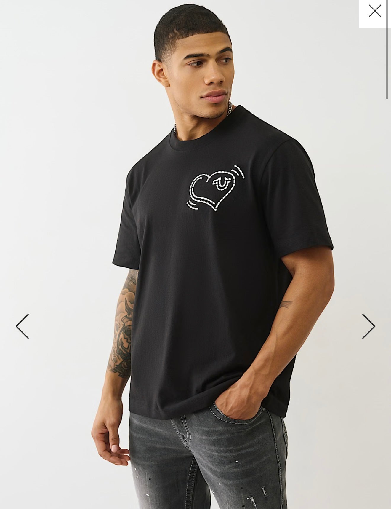 Puff Print Cat Tee Black 109773