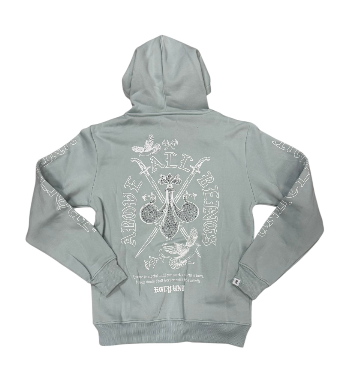 UNDRTD ZIP UP HOODIE UF5604 CLOUD BLUE
