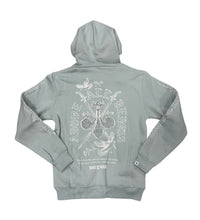 UNDRTD ZIP UP HOODIE UF5604 CLOUD BLUE