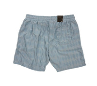 Diamond Plate Towel Color Blocked Short - Light Blue RSP-039